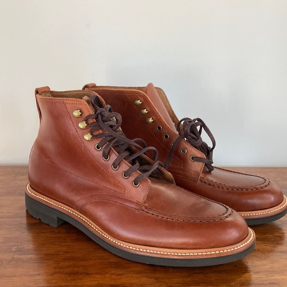 J. Crew Kenton Leather Pacer Boots (9.5 med) BROWN